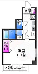 アーバンソレイユ 1Kの間取図画像