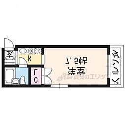 シンプルハイツベニス 1Kの間取図画像