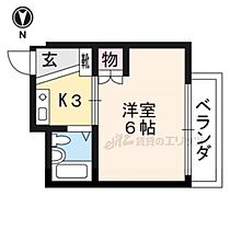 京都府京都市中京区西ノ京船塚町（賃貸マンション1K・4階・18.63㎡） その2