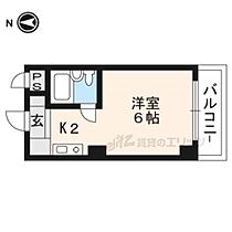 京都府京都市左京区高野西開町（賃貸マンション1K・2階・16.35㎡） その2