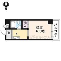 京都府京都市左京区一乗寺地蔵本町（賃貸マンション1K・3階・23.63㎡） その2