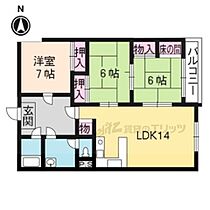 京都府京都市北区小山中溝町（賃貸マンション3LDK・3階・78.20㎡） その2