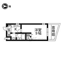 シャローム北白川 103 ｜ 京都府京都市左京区北白川西町（賃貸マンション1K・1階・25.70㎡） その2