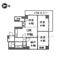 U RESIDENCE京都三条 502 ｜ 京都府京都市中京区河原町通三条東入中島町（賃貸マンション3LDK・5階・76.47㎡） その2