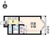 京都府京都市左京区高野西開町（賃貸マンション1K・1階・22.44㎡） その2