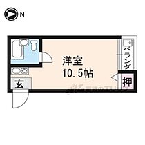 京都府京都市左京区北白川下池田町（賃貸マンション1R・3階・24.80㎡） その2