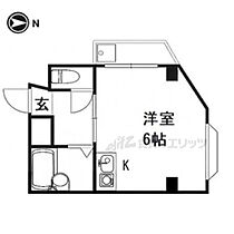 京都府京都市山科区御陵鴨戸町（賃貸マンション1K・3階・20.22㎡） その2