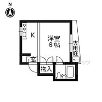 要ハイツ 1-B ｜ 京都府京都市左京区田中大久保町（賃貸マンション1K・1階・15.90㎡） その1