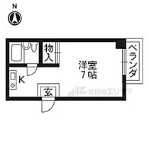 ヴィラ岸本 3-B ｜ 京都府京都市左京区吉田泉殿町（賃貸マンション1R・3階・16.00㎡） その2