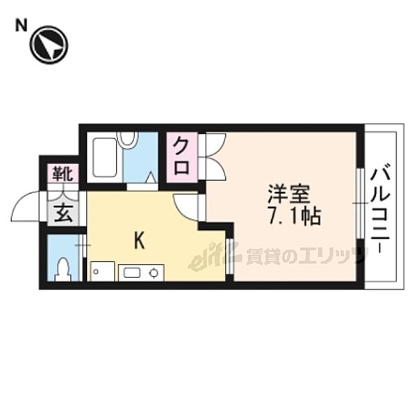 シャンポール 207｜滋賀県大津市一里山4丁目(賃貸マンション1K・2階・25.00㎡)の写真 その2