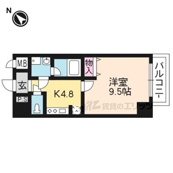 CITY SPIRE浜大津駅前 502｜滋賀県大津市浜大津1丁目(賃貸マンション1K・5階・31.38㎡)の写真 その2