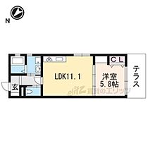 Ｄ-ＨＯＵＳＥ 102 ｜ 滋賀県近江八幡市出町（賃貸アパート1LDK・1階・38.52㎡） その2