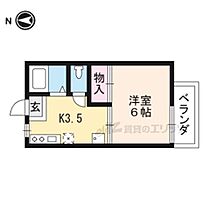 滋賀県草津市野路東5丁目（賃貸アパート1K・1階・21.21㎡） その2