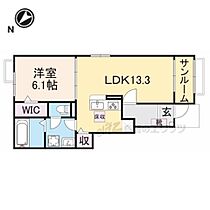 サンジェルマン 103 ｜ 滋賀県東近江市沖野4丁目字沖野（賃貸アパート1LDK・2階・50.01㎡） その2