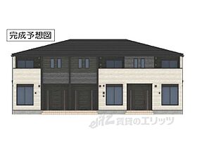 サンジェルマン 103 ｜ 滋賀県東近江市沖野4丁目字沖野（賃貸アパート1LDK・2階・50.01㎡） その1