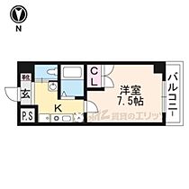 滋賀県草津市笠山4丁目（賃貸マンション1K・6階・24.00㎡） その2