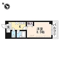 滋賀県草津市笠山2丁目（賃貸マンション1K・6階・26.24㎡） その2