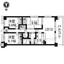 ロータリーマンション大津京ソルジャンテ  ｜ 滋賀県大津市松山町（賃貸マンション3LDK・2階・74.34㎡） その2