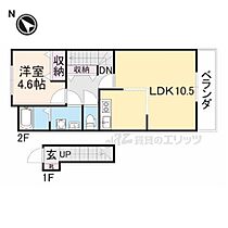 滋賀県彦根市大藪町（賃貸アパート1LDK・2階・39.68㎡） その2