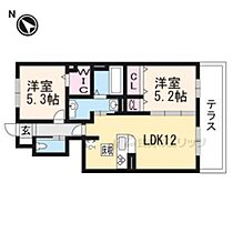 滋賀県大津市雄琴6丁目（賃貸アパート2LDK・1階・55.00㎡） その2