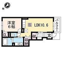 滋賀県東近江市八日市清水3丁目（賃貸アパート1LDK・1階・46.41㎡） その2