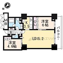 アトラスタワー草津  ｜ 滋賀県草津市大路1丁目（賃貸マンション2LDK・4階・64.39㎡） その2