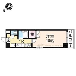 アートプラザ南笠 1Kの間取図画像