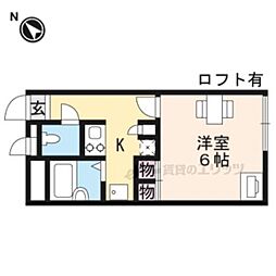 レオパレス佐久間町 1Kの間取図画像