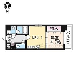 AngelPlaza大津長等 1DKの間取図画像