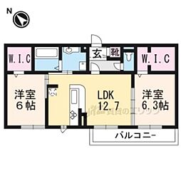 コルヌコピア 3LDKの間取図画像