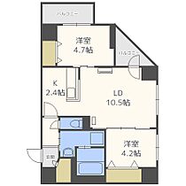 グランカーサ南6条  ｜ 北海道札幌市中央区南六条西7丁目（賃貸マンション2LDK・7階・53.00㎡） その2