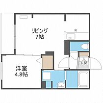 Ｍｅｓｉｇ　Ｇｒｅｅｎ  ｜ 北海道札幌市北区北六条西8丁目（賃貸マンション1LDK・4階・34.62㎡） その2