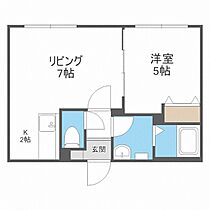 アストレア  ｜ 北海道札幌市白石区北郷三条4丁目（賃貸マンション1LDK・4階・30.96㎡） その2