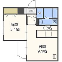 ピュアＭ豊平  ｜ 北海道札幌市豊平区豊平五条2丁目（賃貸マンション1LDK・3階・32.72㎡） その2