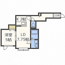 アプローズコート  ｜ 北海道札幌市西区発寒十二条2丁目（賃貸アパート1LDK・2階・36.44㎡） その2