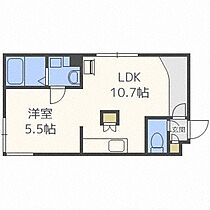 ＤＵＥ　ＣＡＳＡ　ＣＯＭＯＤＯ  ｜ 北海道札幌市白石区栄通20丁目（賃貸マンション1LDK・4階・33.28㎡） その2