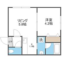 アズーリ中の島壱番館  ｜ 北海道札幌市豊平区中の島一条6丁目（賃貸アパート1LDK・3階・25.43㎡） その2