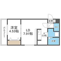 ＳＴＲＡＨＬ  ｜ 北海道札幌市豊平区月寒西一条7丁目（賃貸マンション1LDK・2階・33.62㎡） その2