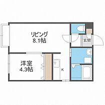 ディスティニーＩＩ  ｜ 北海道札幌市中央区北六条西10丁目（賃貸マンション1LDK・3階・34.00㎡） その2