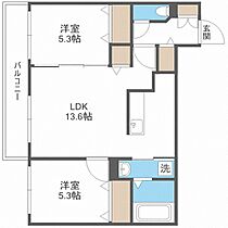 ｅｓｓｅｎｃｅ310ｃ  ｜ 北海道札幌市中央区南十条西13丁目（賃貸マンション2LDK・2階・54.72㎡） その2