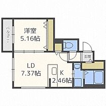 カーサ・スペラーレＳ7  ｜ 北海道札幌市中央区南七条西9丁目（賃貸マンション1LDK・2階・36.66㎡） その2