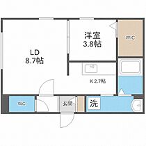 Ｒｏｃａ　Ｈａｓｓａｍｕ  ｜ 北海道札幌市西区発寒六条9丁目（賃貸マンション1LDK・3階・34.20㎡） その2