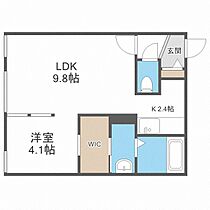 ｅｆｆｏｒｔ　ｈｏｎｄｏｒｉ  ｜ 北海道札幌市白石区本通2丁目北（賃貸マンション1LDK・4階・38.50㎡） その2