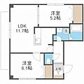 SUNRISE旭山公園通3階6.8万円