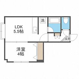 間取図画像 1DK