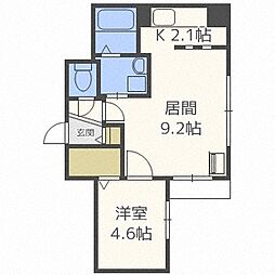 グランドサクセス琴似ＩＩ 4階/-