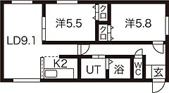物件の間取り