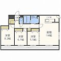 RainbowRoad宮の森4階14.3万円