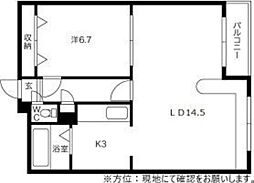 ホークメゾン札幌3号館 2階