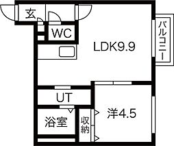 札幌市営南北線 平岸駅 徒歩7分 4階/-